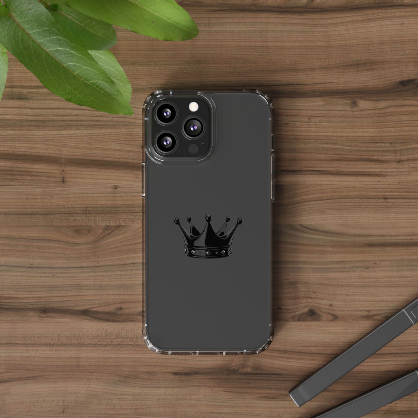Crown Design Clear iPhone / Samsung Case