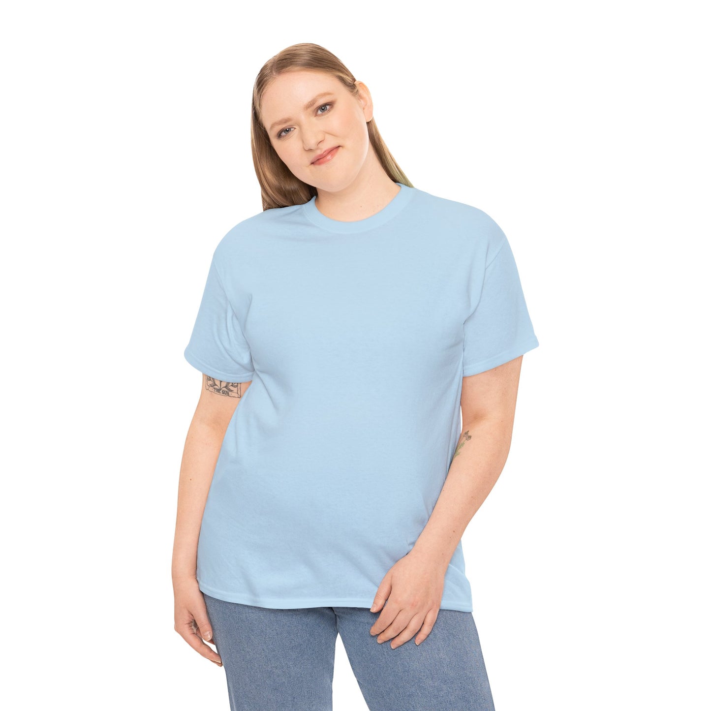 Unisex Heavy Cotton Tee - Comfortable Casual Wear for Every Occasion, Gift Idea, Everyday Essential, Fashion Statement, Relaxed Fit Tee
