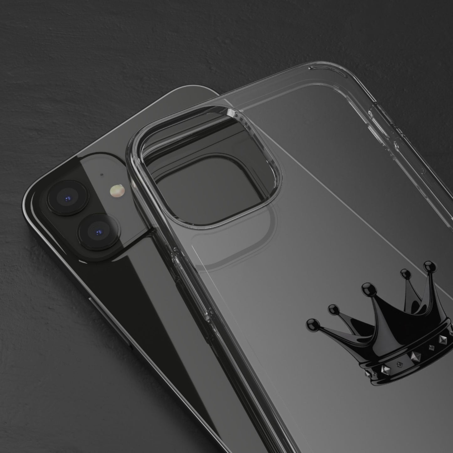 Crown Design Clear iPhone / Samsung Case
