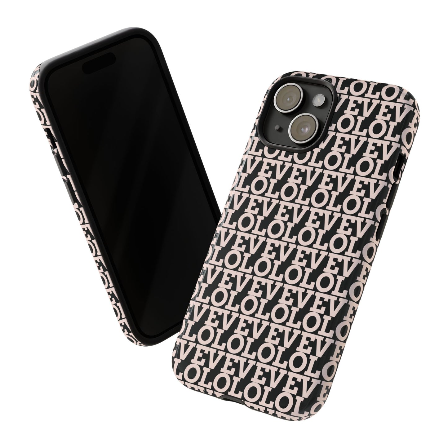 I Phone Case / Cover - Love Pattern Tough Case
