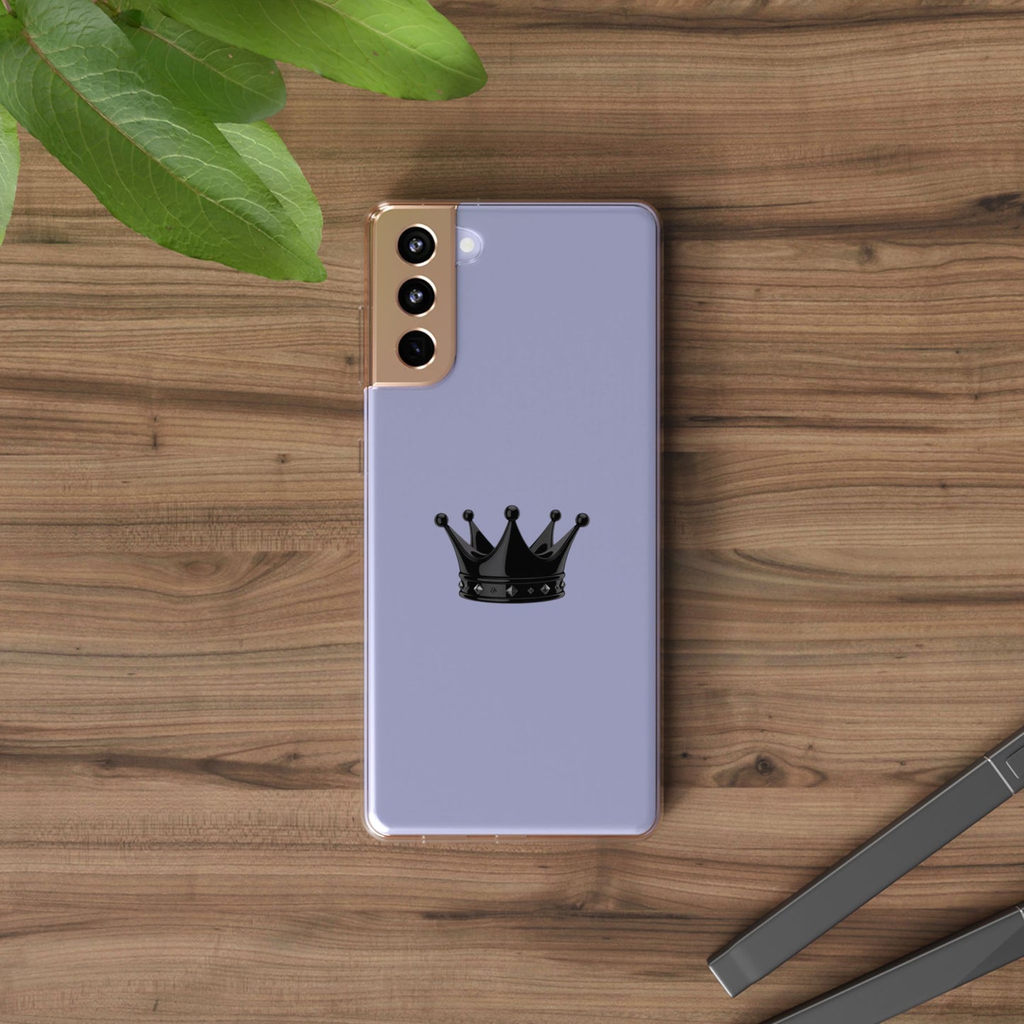 Crown Design Clear iPhone / Samsung Case