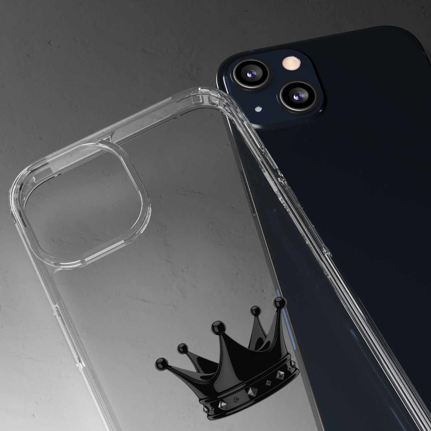 Crown Design Clear iPhone / Samsung Case