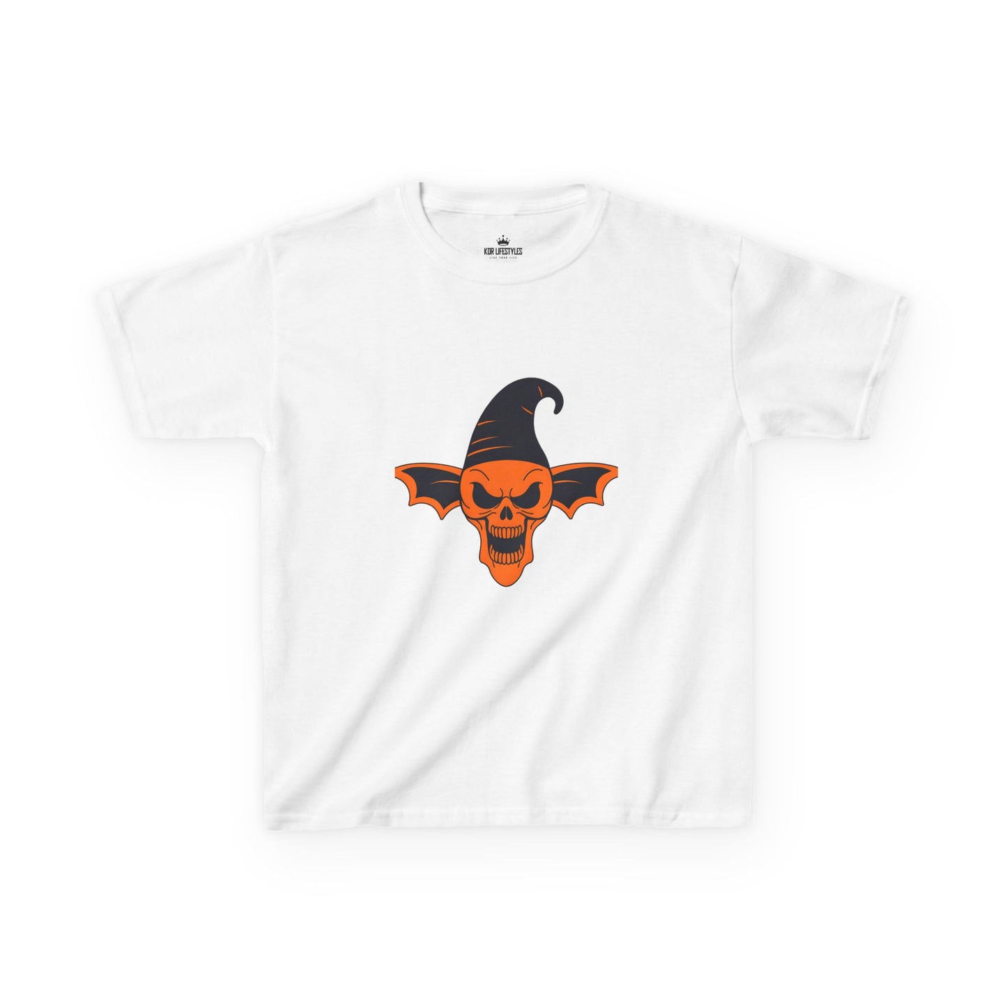 Kids Halloween Skull Tee, Spooky Halloween Shirt, Kids Graphic Tee, Halloween Costume Top, Trick or Treat T-Shirt