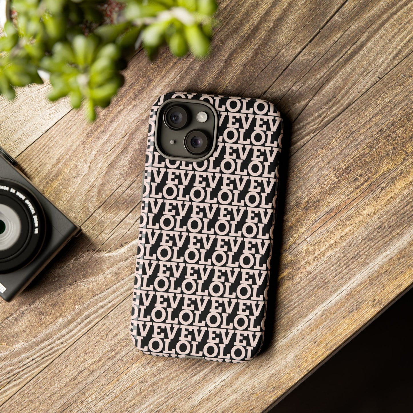 I Phone Case / Cover - Love Pattern Tough Case