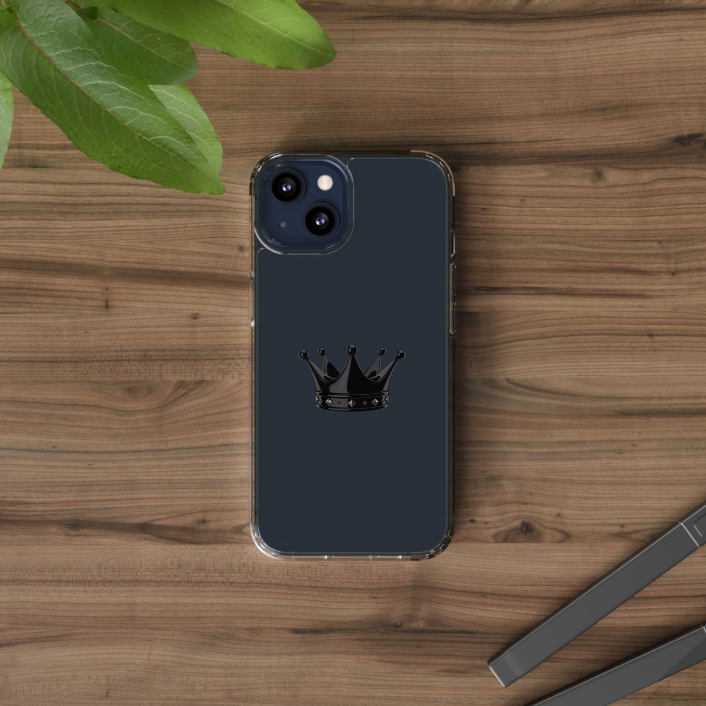 Crown Design Clear iPhone / Samsung Case