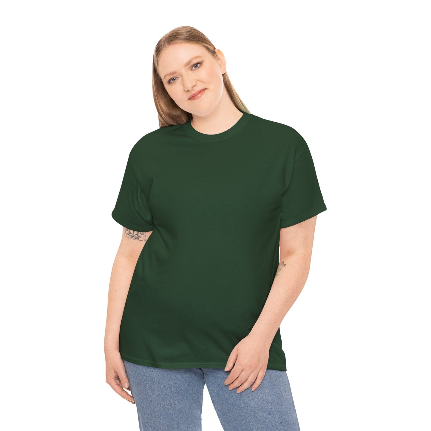 Unisex Heavy Cotton Tee - Comfortable Casual Wear for Every Occasion, Gift Idea, Everyday Essential, Fashion Statement, Relaxed Fit Tee