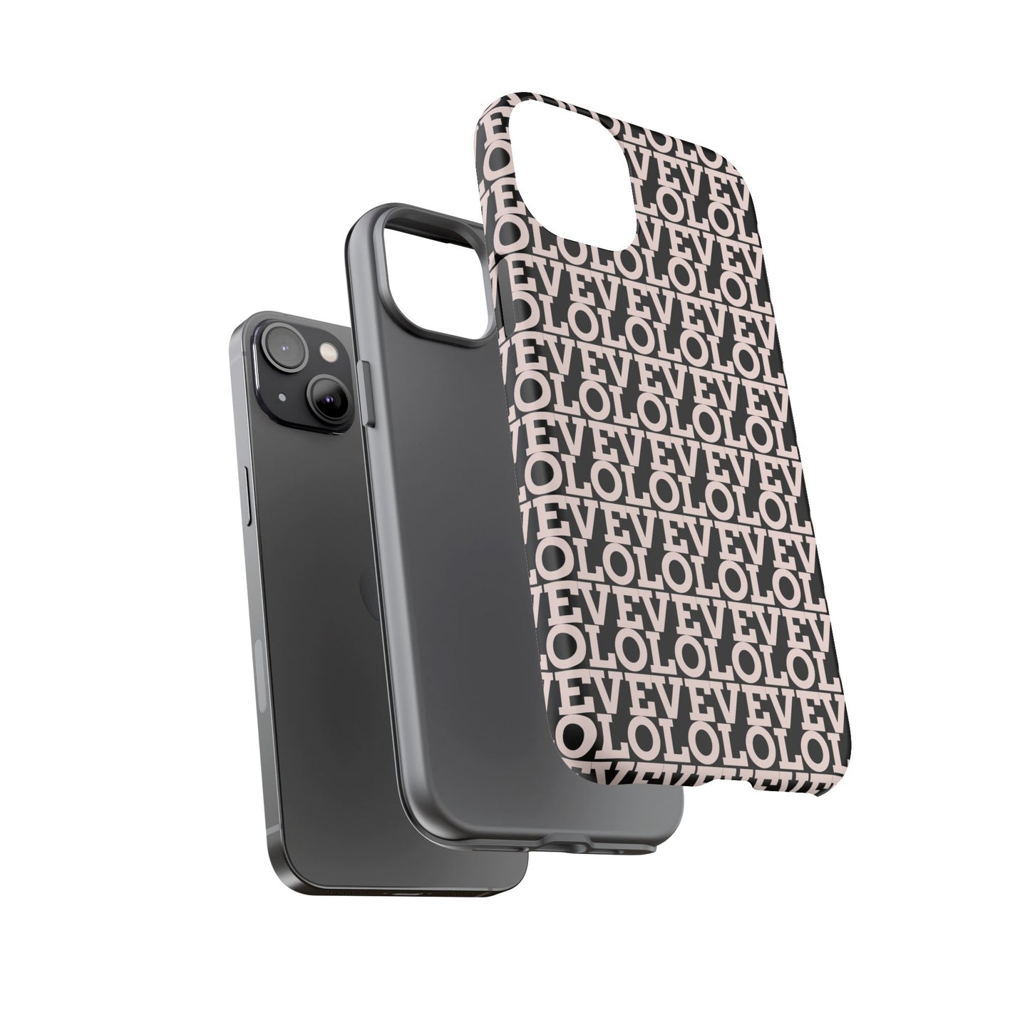 I Phone Case / Cover - Love Pattern Tough Case