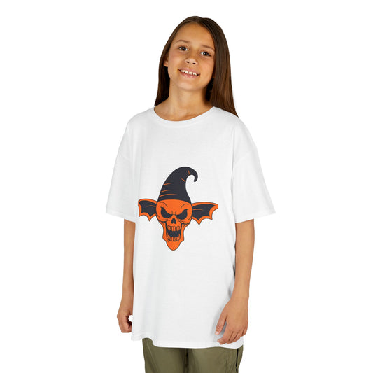 Kids Halloween Skull Tee, Spooky Halloween Shirt, Kids Graphic Tee, Halloween Costume Top, Trick or Treat T-Shirt