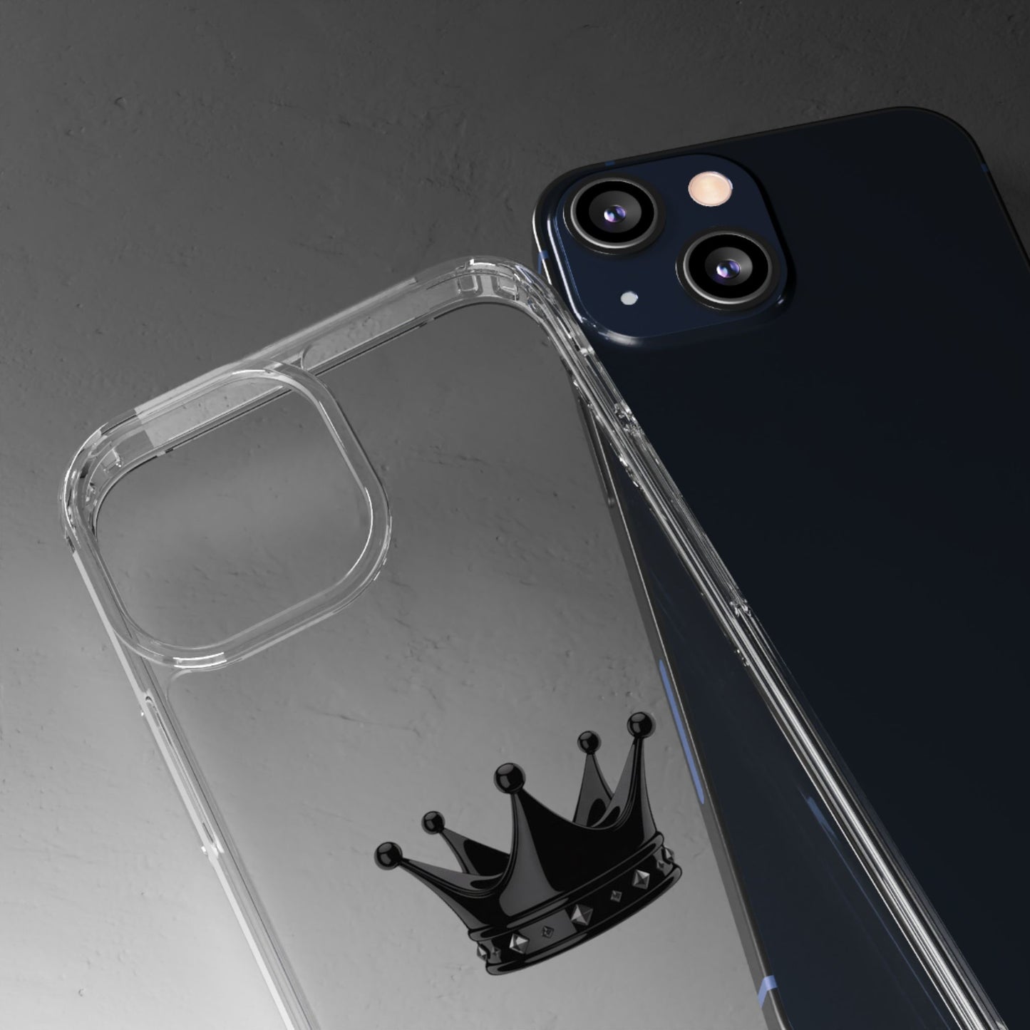 Crown Design Clear iPhone / Samsung Case