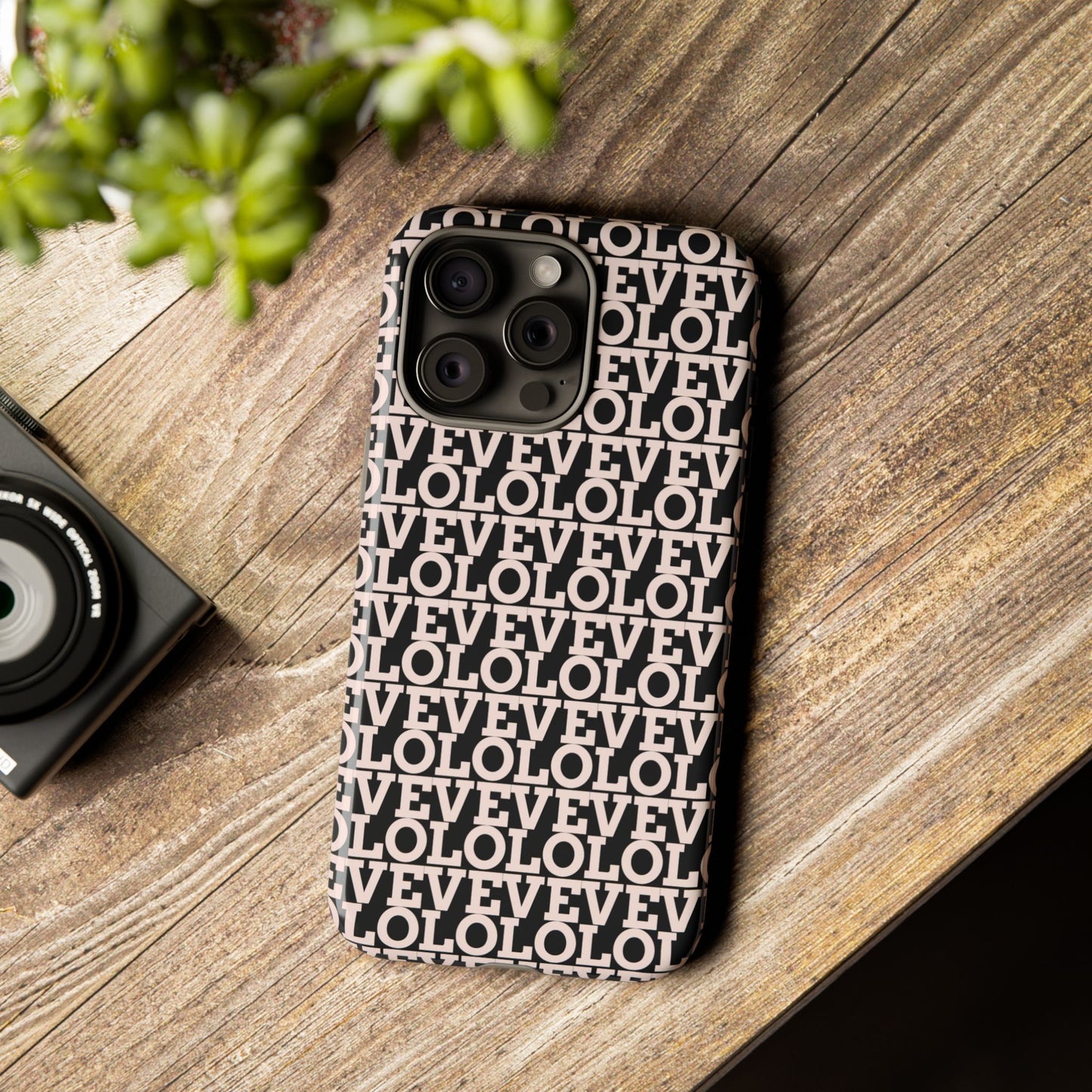 I Phone Case / Cover - Love Pattern Tough Case