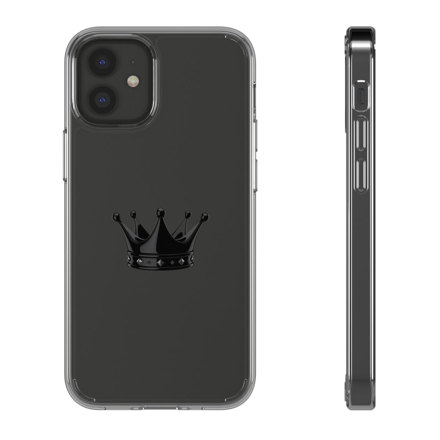 Crown Design Clear iPhone / Samsung Case