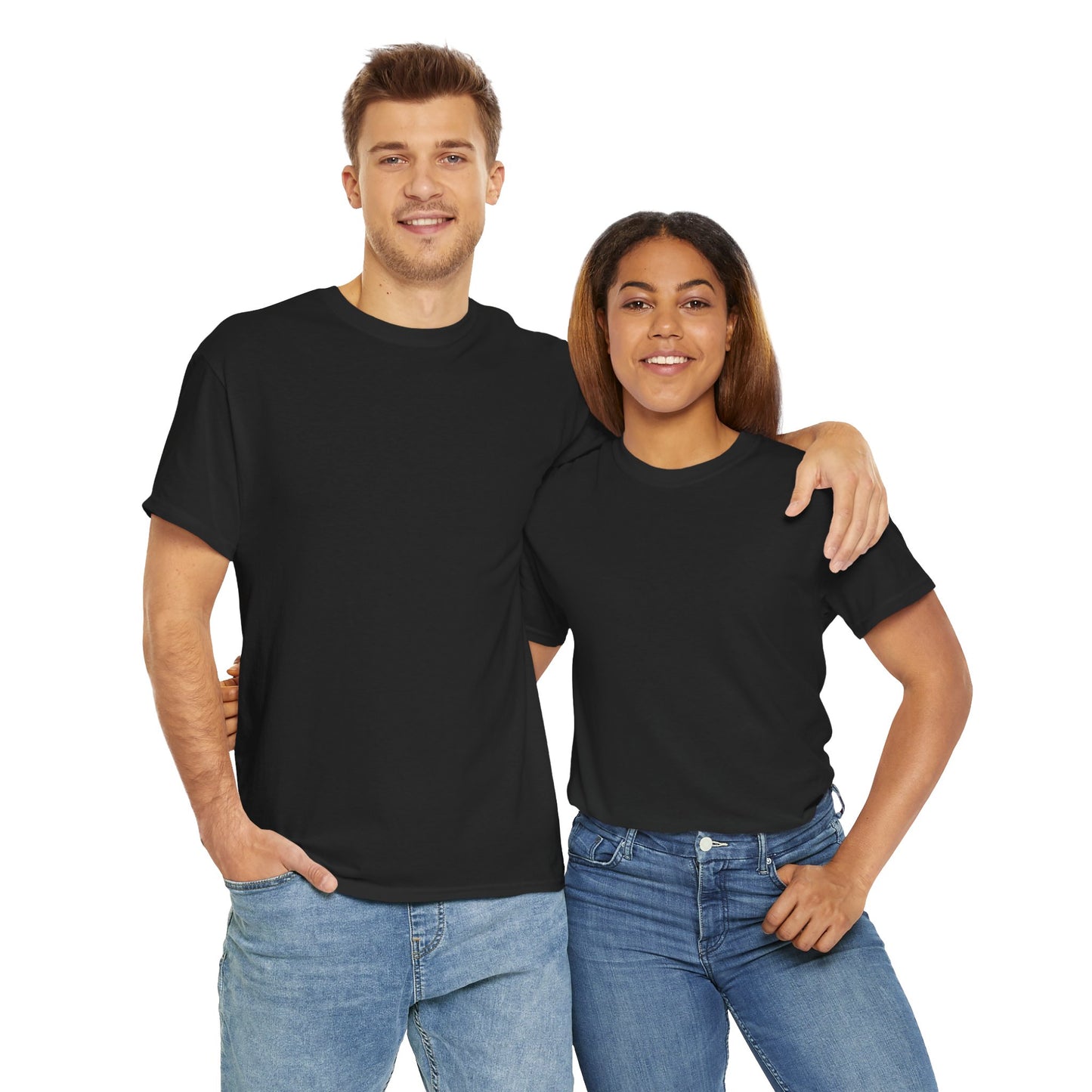 Unisex Heavy Cotton Tee - Comfortable Casual Wear for Every Occasion, Gift Idea, Everyday Essential, Fashion Statement, Relaxed Fit Tee
