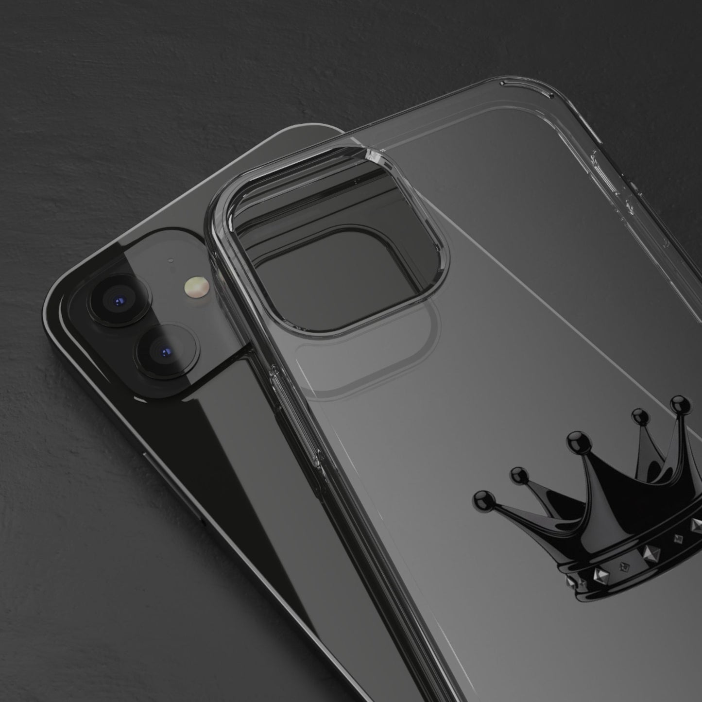 Crown Design Clear iPhone / Samsung Case