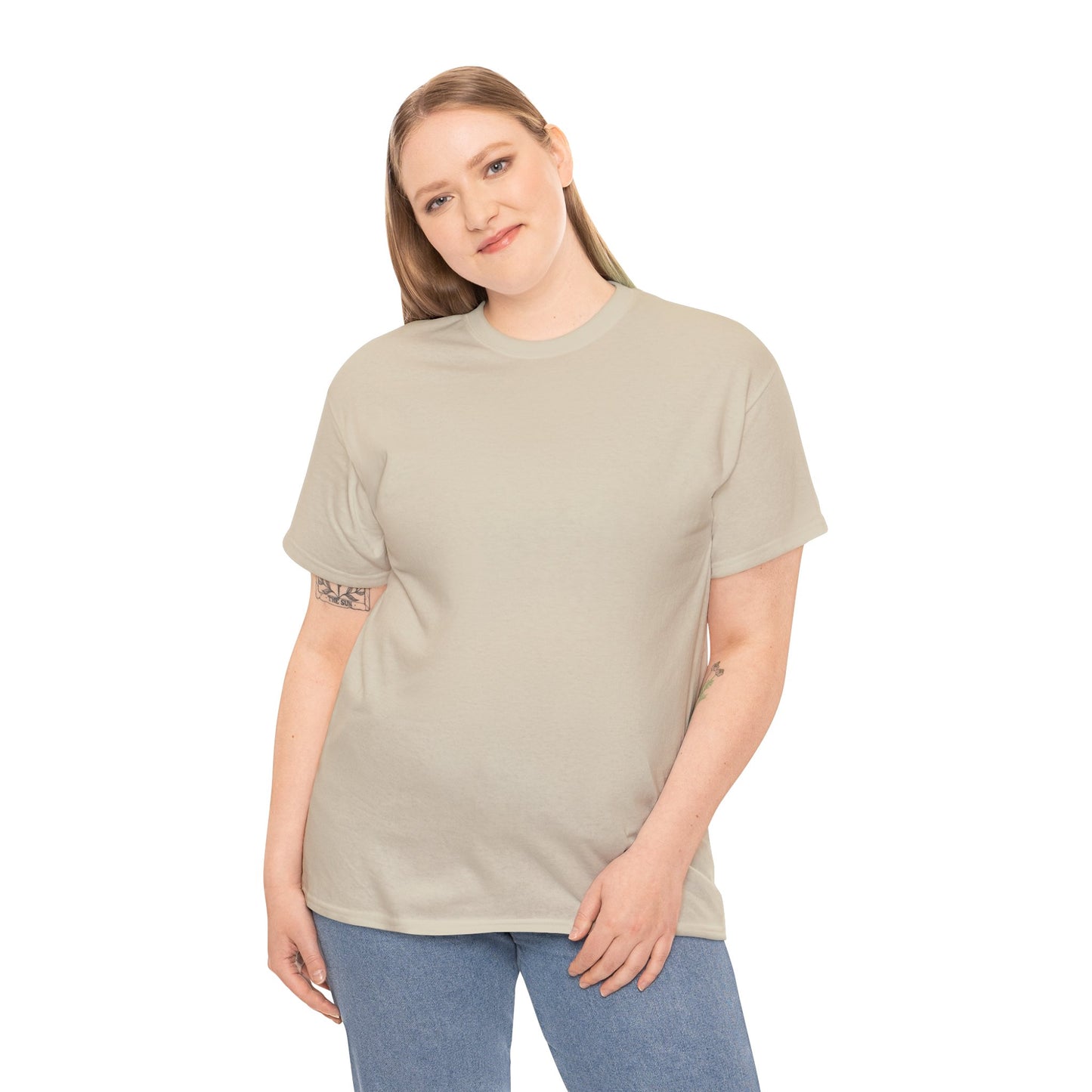 Unisex Heavy Cotton Tee - Comfortable Casual Wear for Every Occasion, Gift Idea, Everyday Essential, Fashion Statement, Relaxed Fit Tee