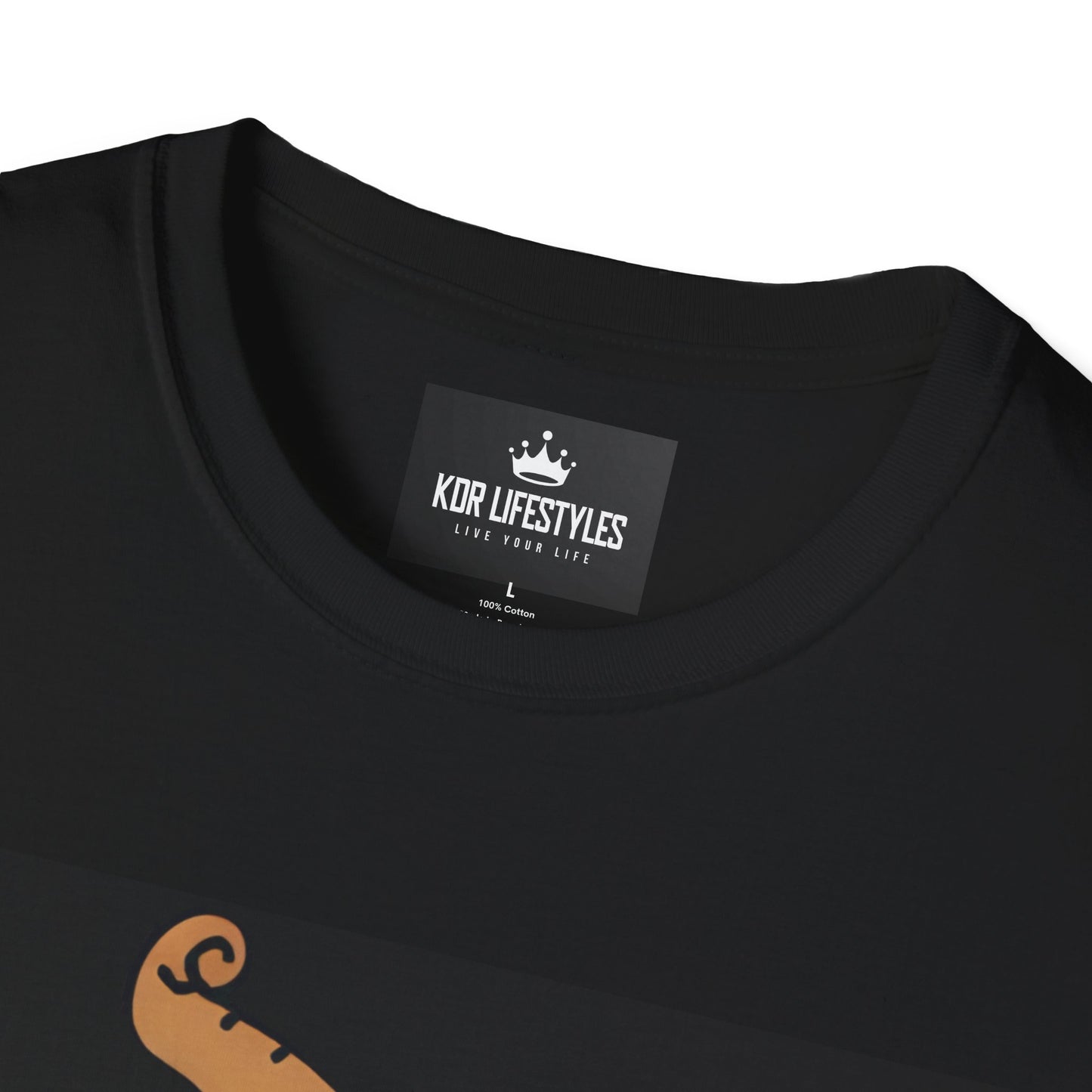 Fun Halloween Cat Unisex Softstyle T-Shirt - Spooky and Playful Design