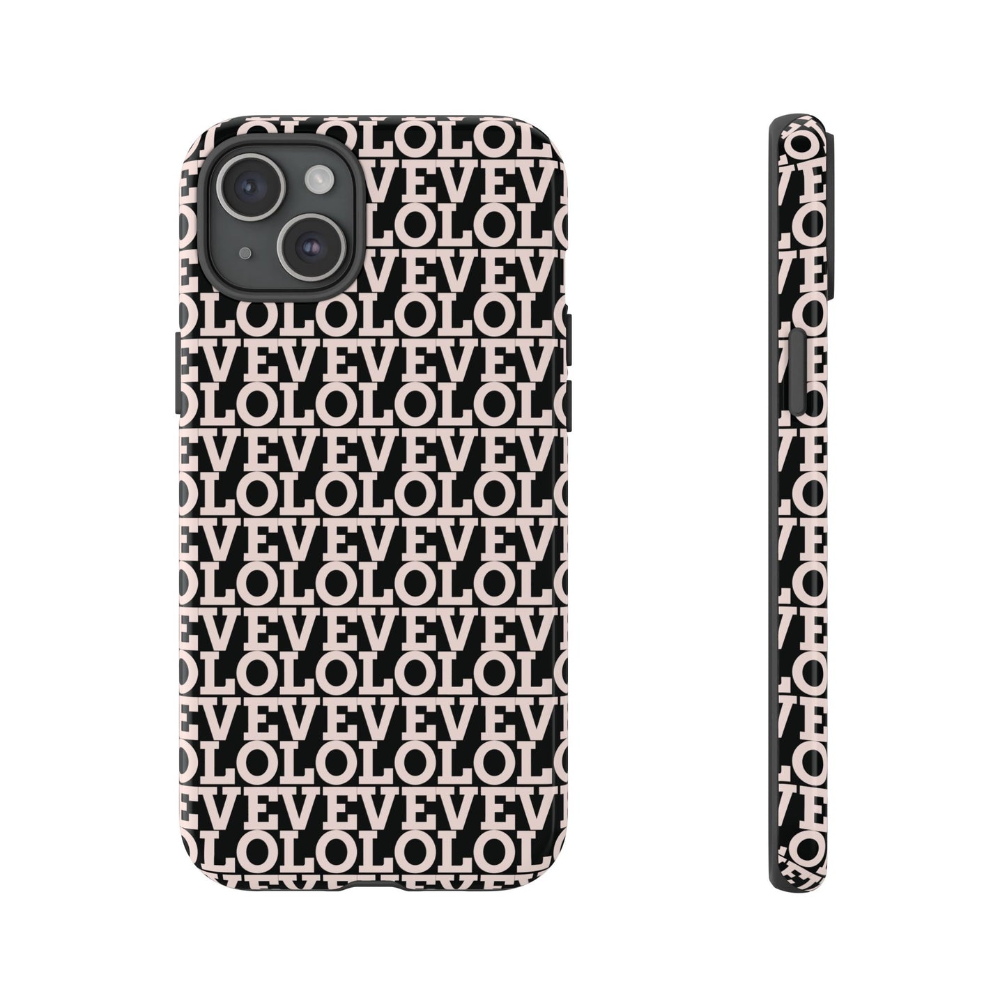 I Phone Case / Cover - Love Pattern Tough Case