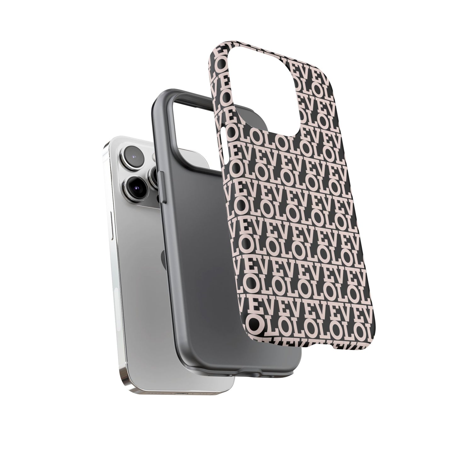 I Phone Case / Cover - Love Pattern Tough Case