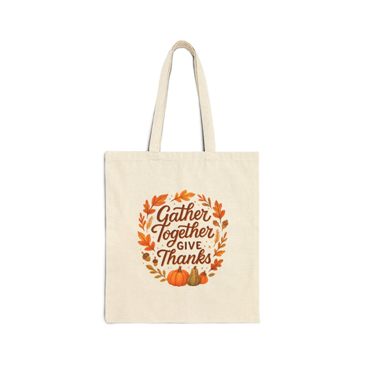 Cotton Canvas Tote Bag