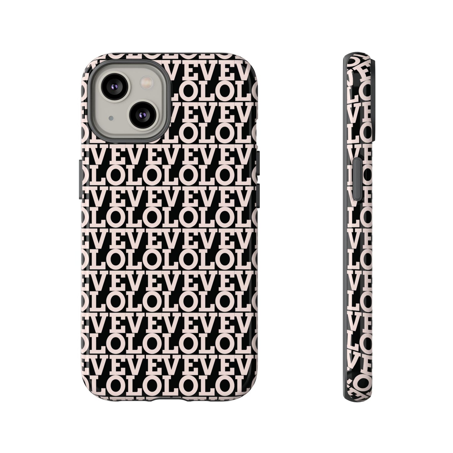 I Phone Case / Cover - Love Pattern Tough Case