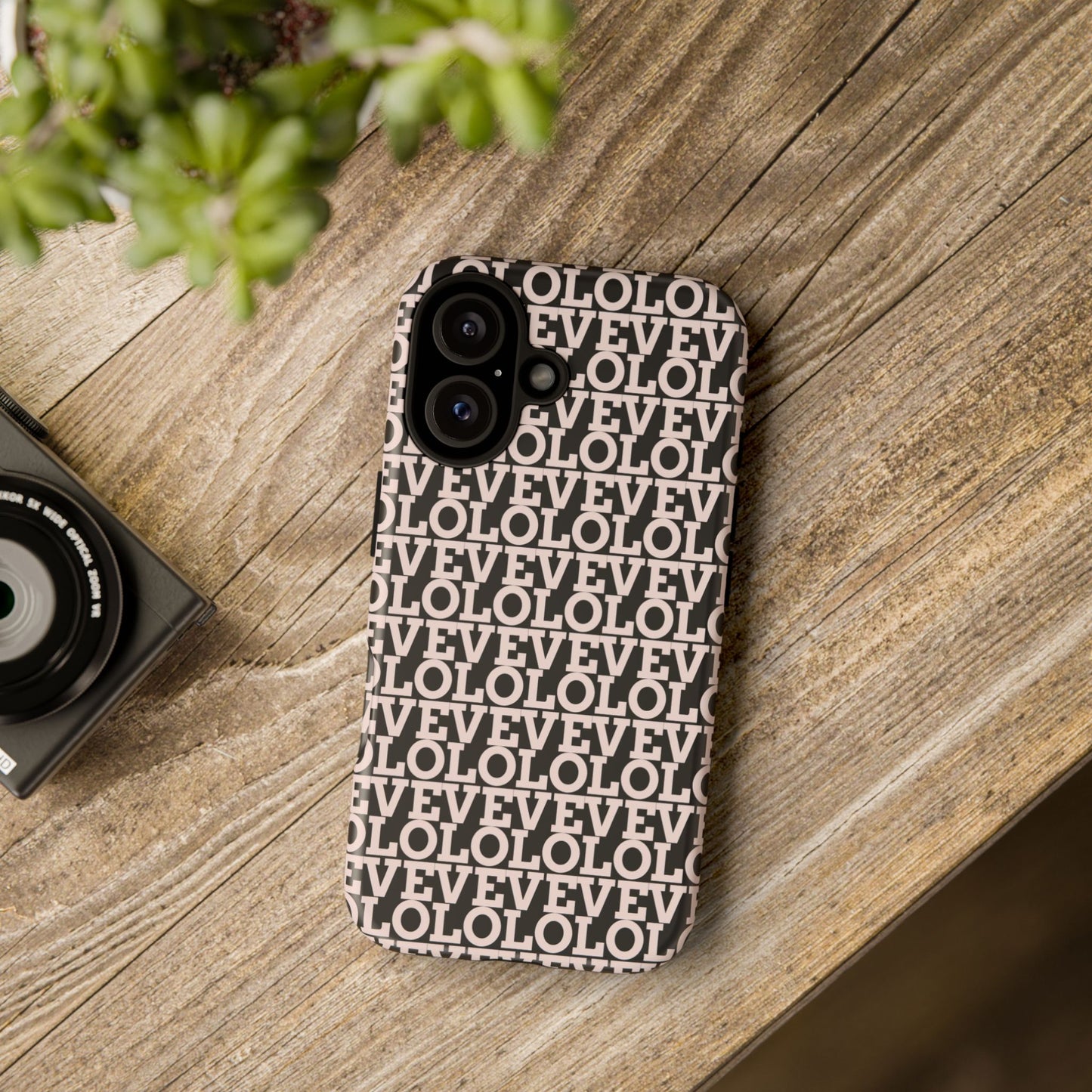 I Phone Case / Cover - Love Pattern Tough Case