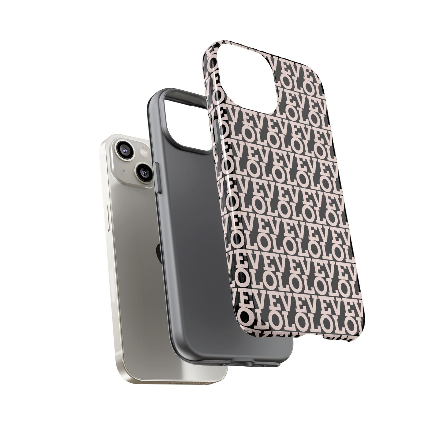 I Phone Case / Cover - Love Pattern Tough Case