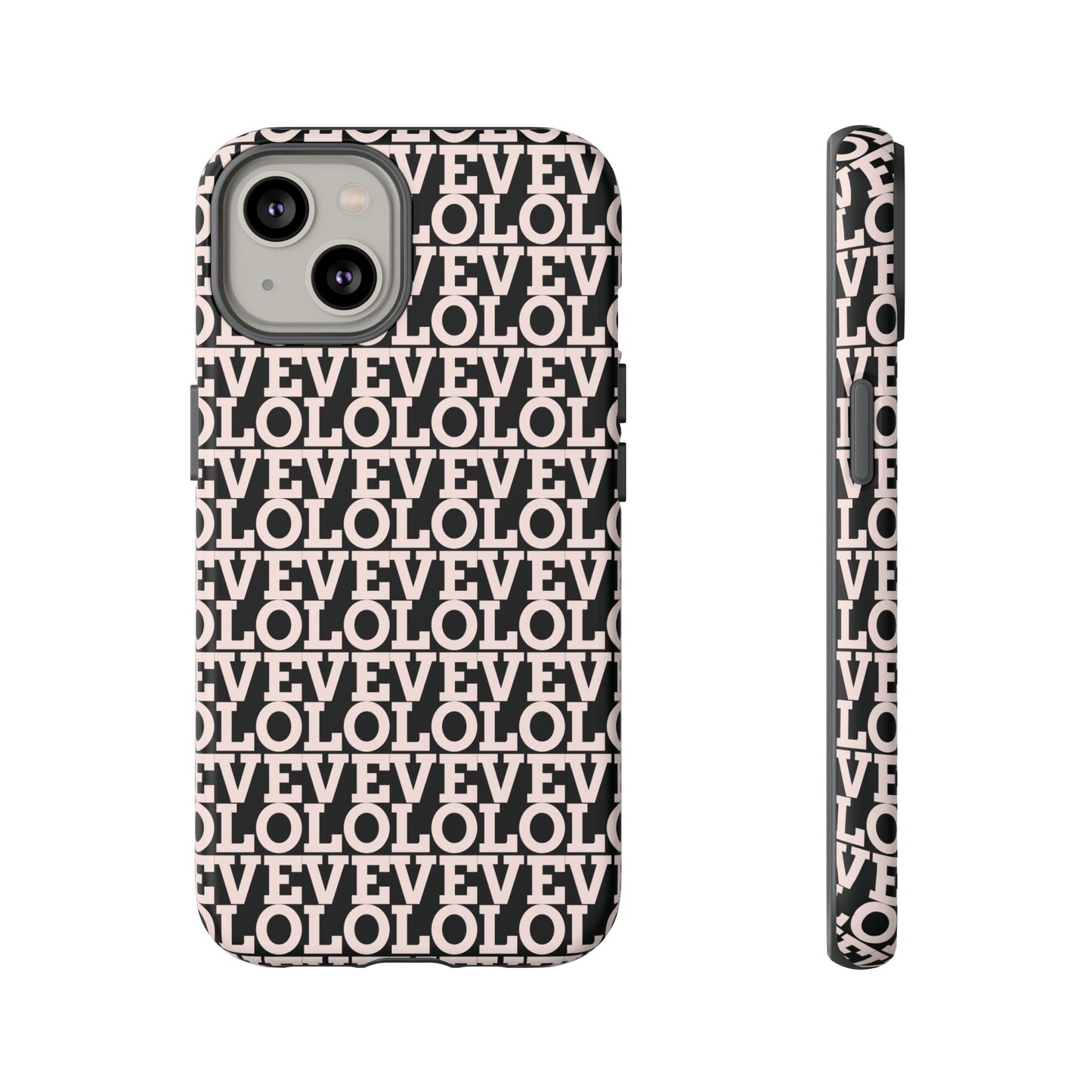 I Phone Case / Cover - Love Pattern Tough Case