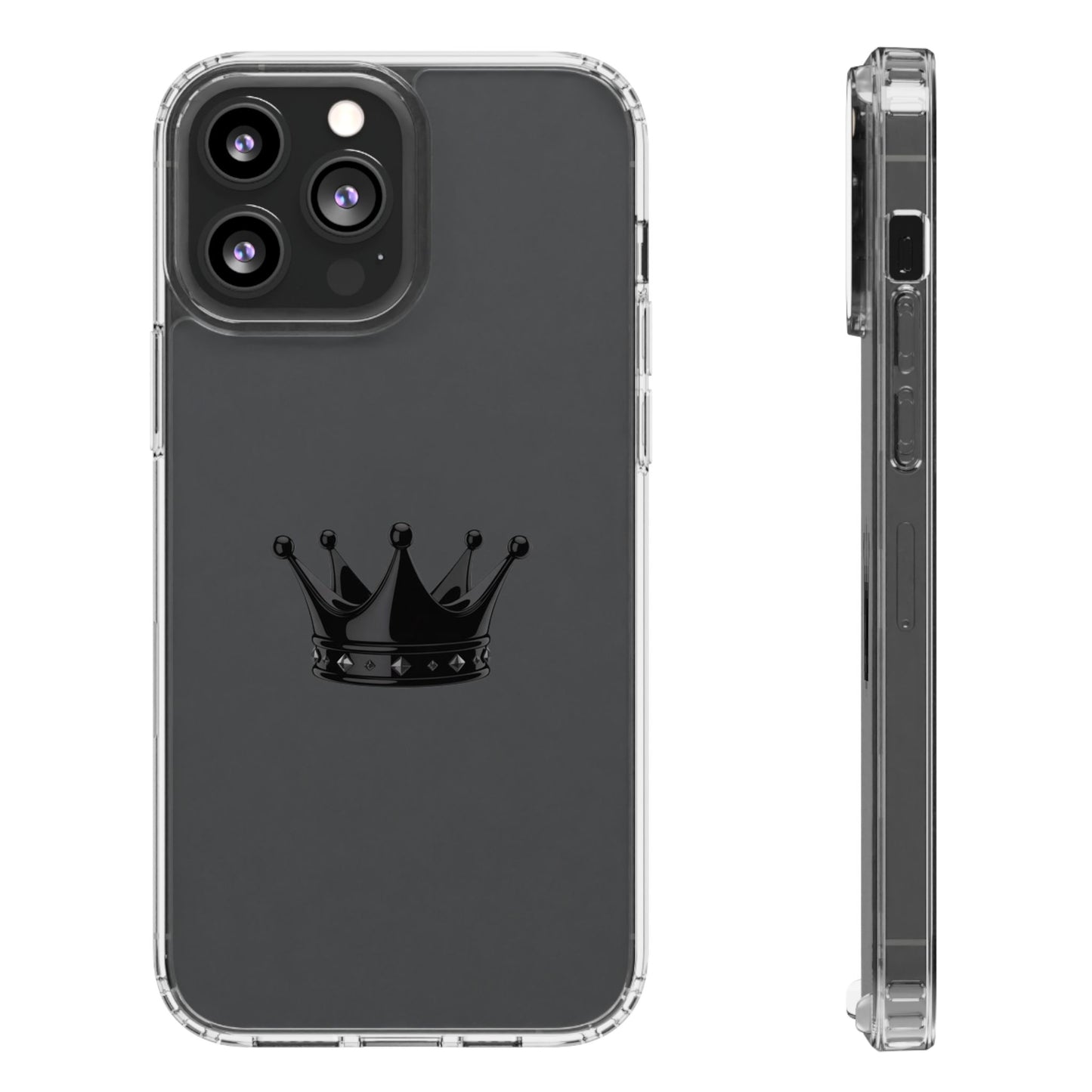 Crown Design Clear iPhone / Samsung Case