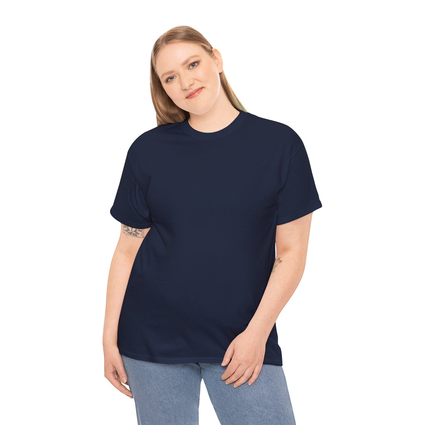 Unisex Heavy Cotton Tee - Comfortable Casual Wear for Every Occasion, Gift Idea, Everyday Essential, Fashion Statement, Relaxed Fit Tee