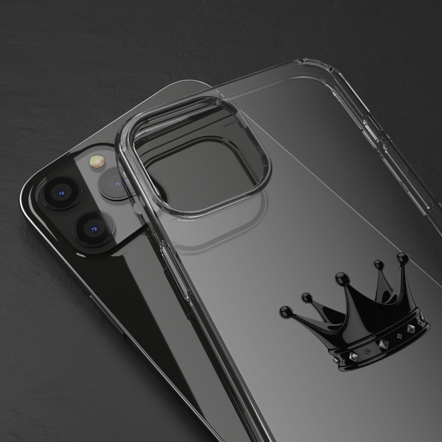 Crown Design Clear iPhone / Samsung Case
