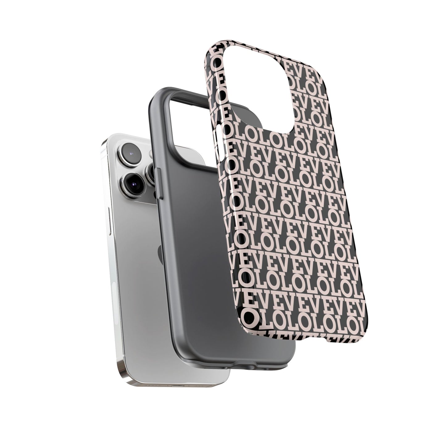 I Phone Case / Cover - Love Pattern Tough Case
