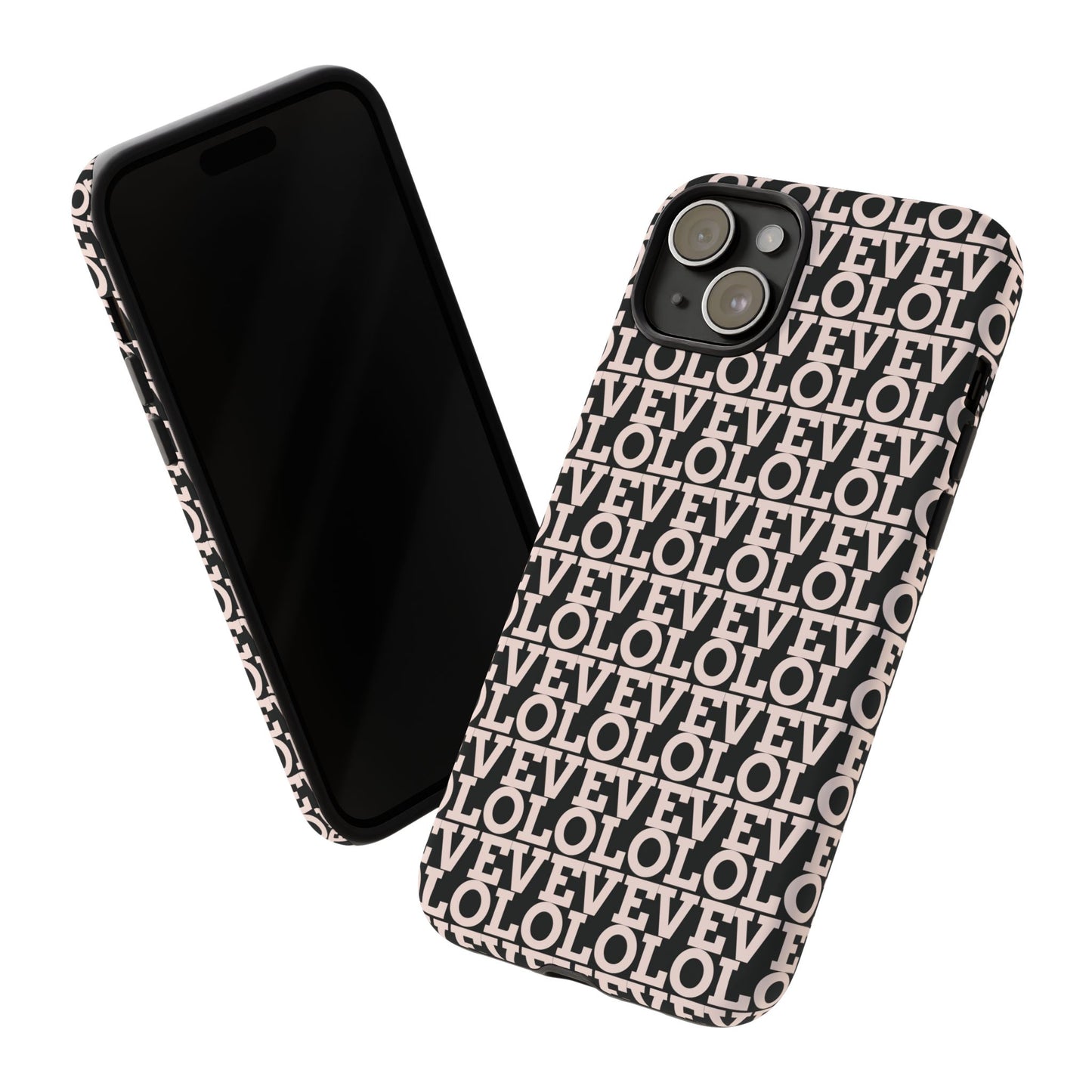 I Phone Case / Cover - Love Pattern Tough Case