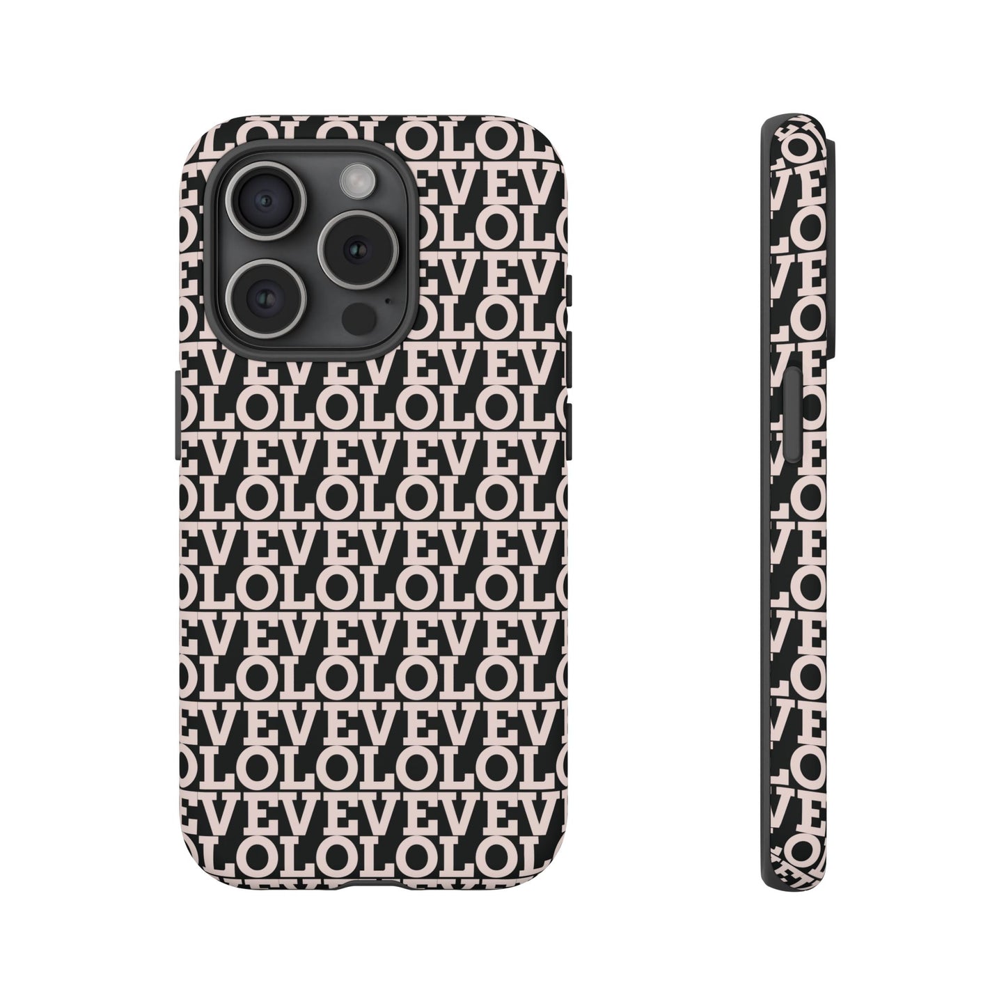 I Phone Case / Cover - Love Pattern Tough Case