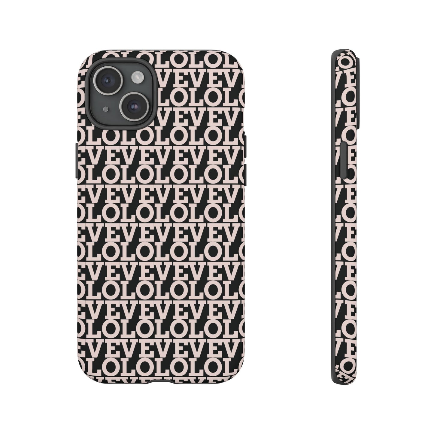 I Phone Case / Cover - Love Pattern Tough Case