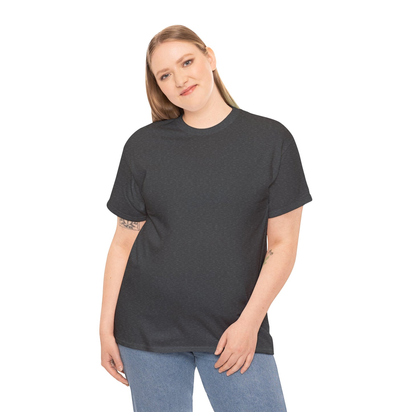 Unisex Heavy Cotton Tee - Comfortable Casual Wear for Every Occasion, Gift Idea, Everyday Essential, Fashion Statement, Relaxed Fit Tee