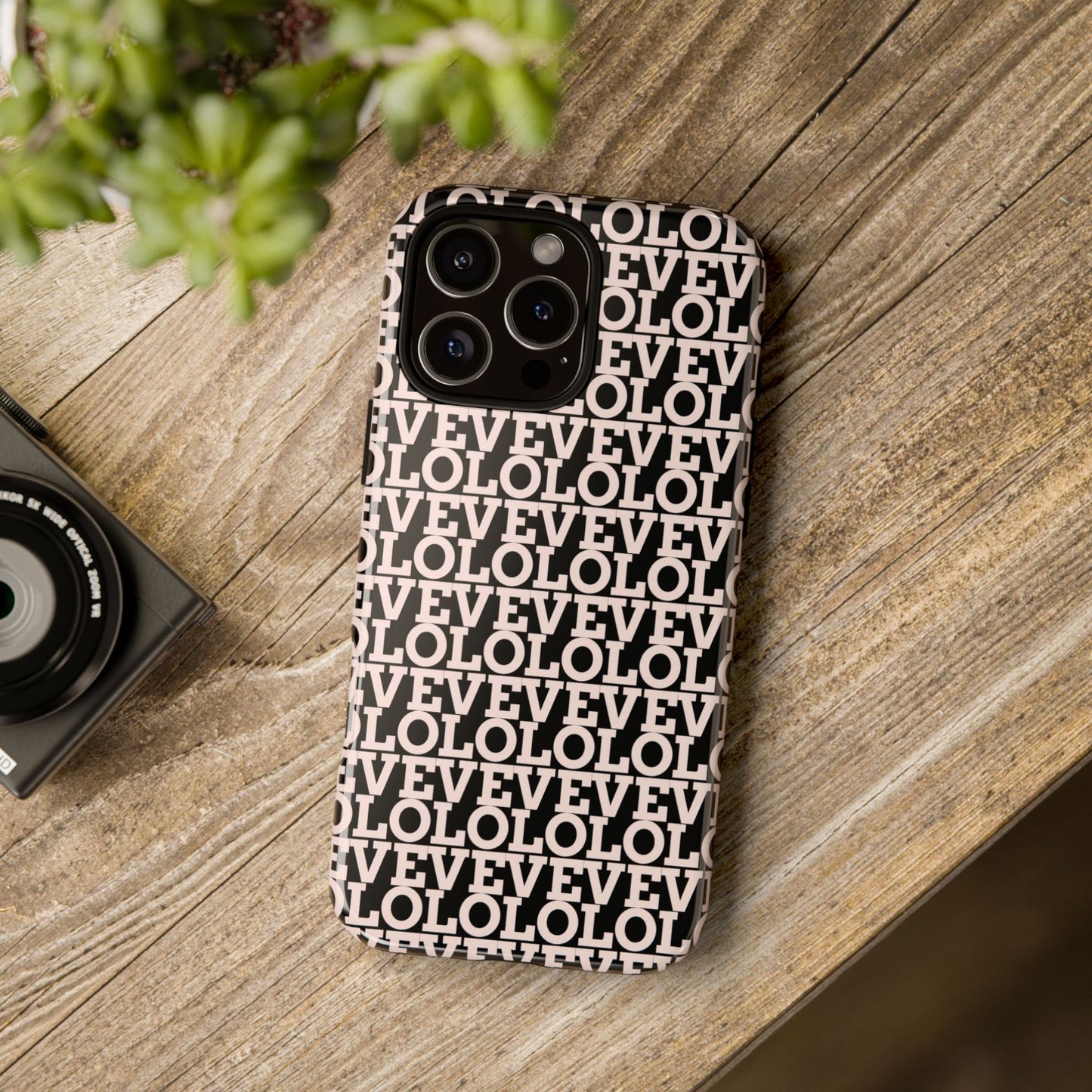 I Phone Case / Cover - Love Pattern Tough Case