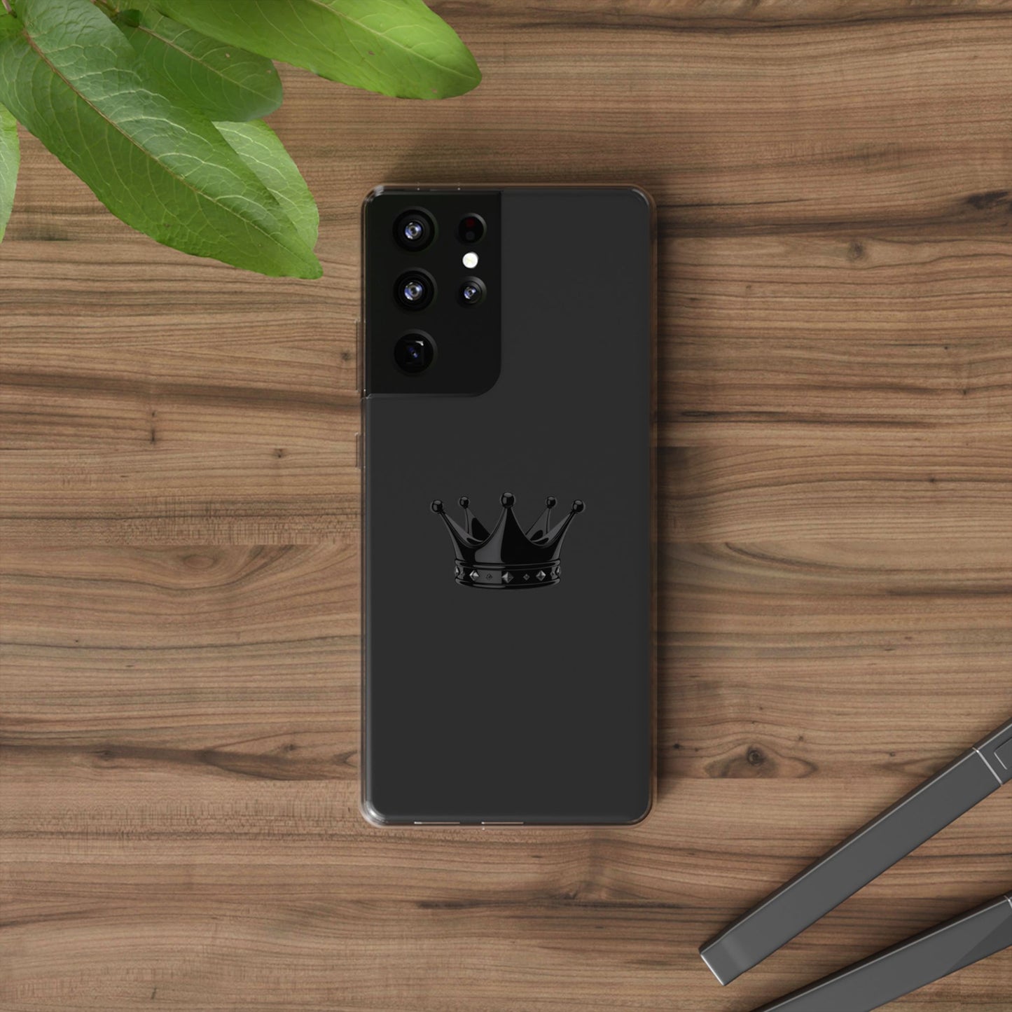 Crown Design Clear iPhone / Samsung Case