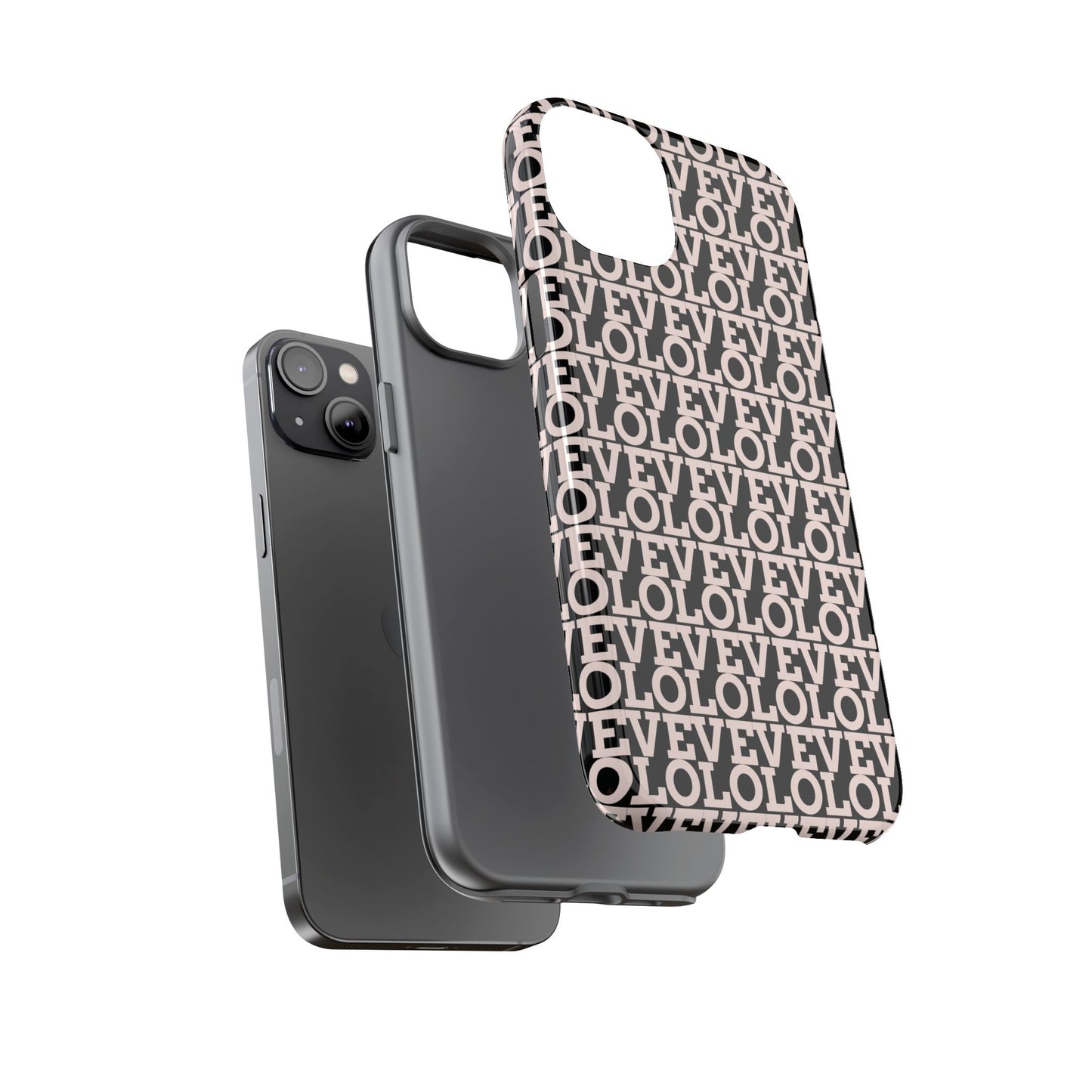 I Phone Case / Cover - Love Pattern Tough Case