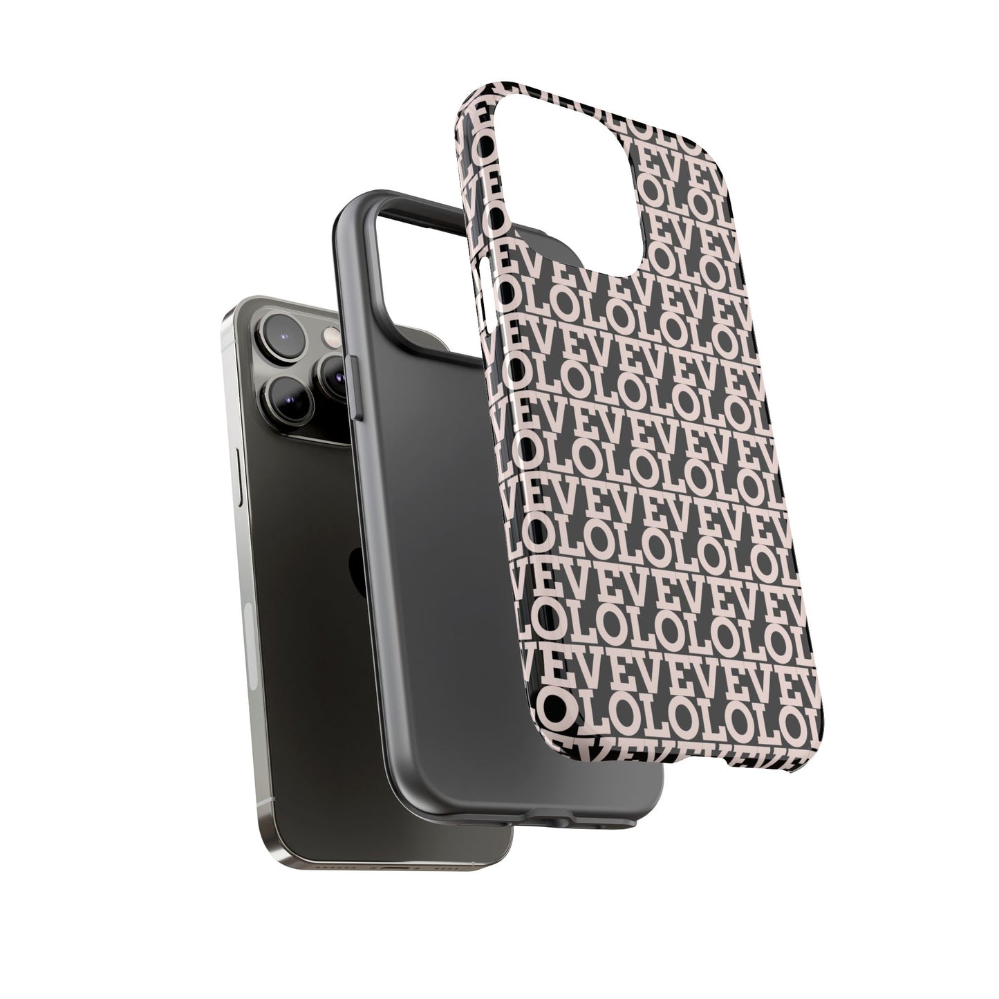 I Phone Case / Cover - Love Pattern Tough Case