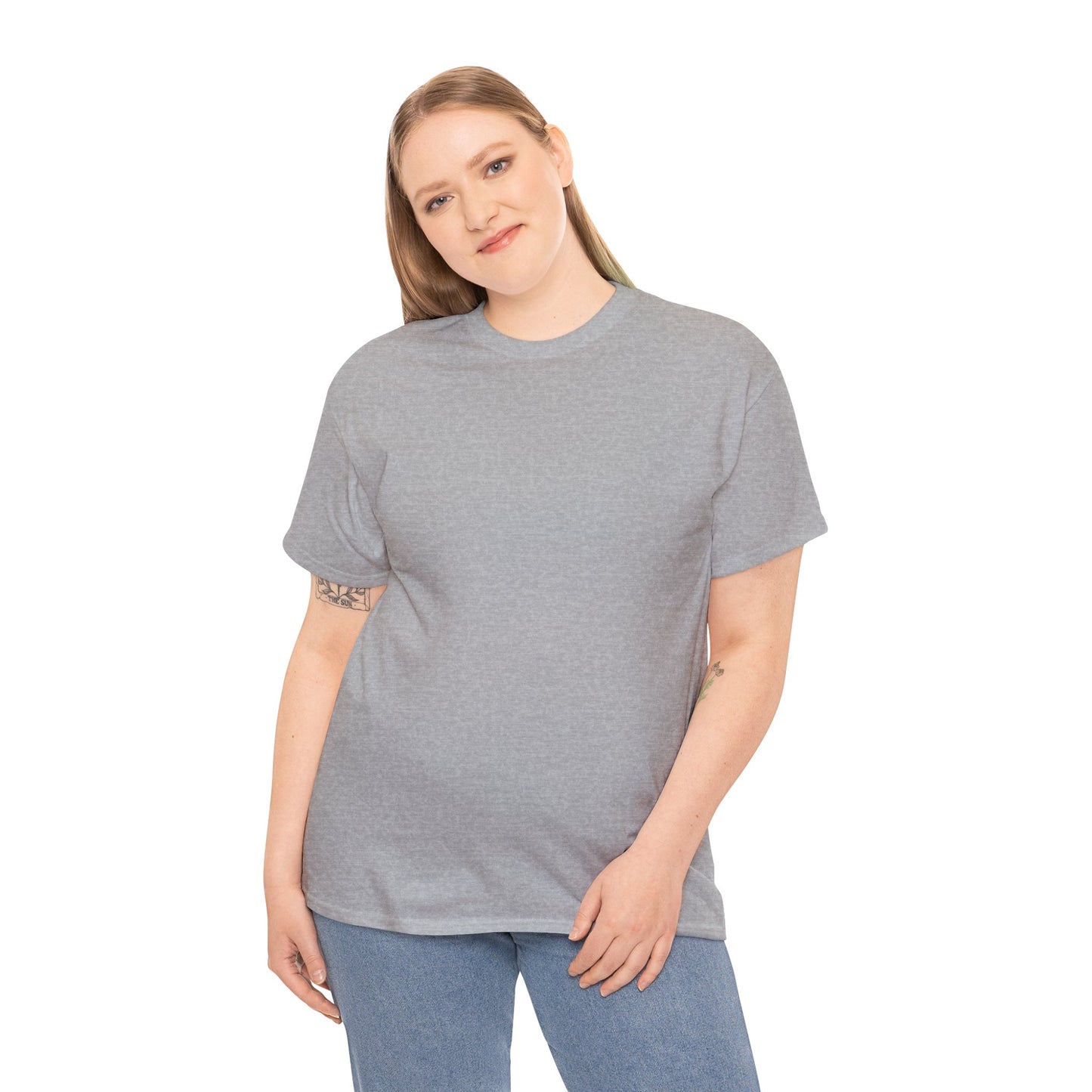 Unisex Heavy Cotton Tee - Comfortable Casual Wear for Every Occasion, Gift Idea, Everyday Essential, Fashion Statement, Relaxed Fit Tee
