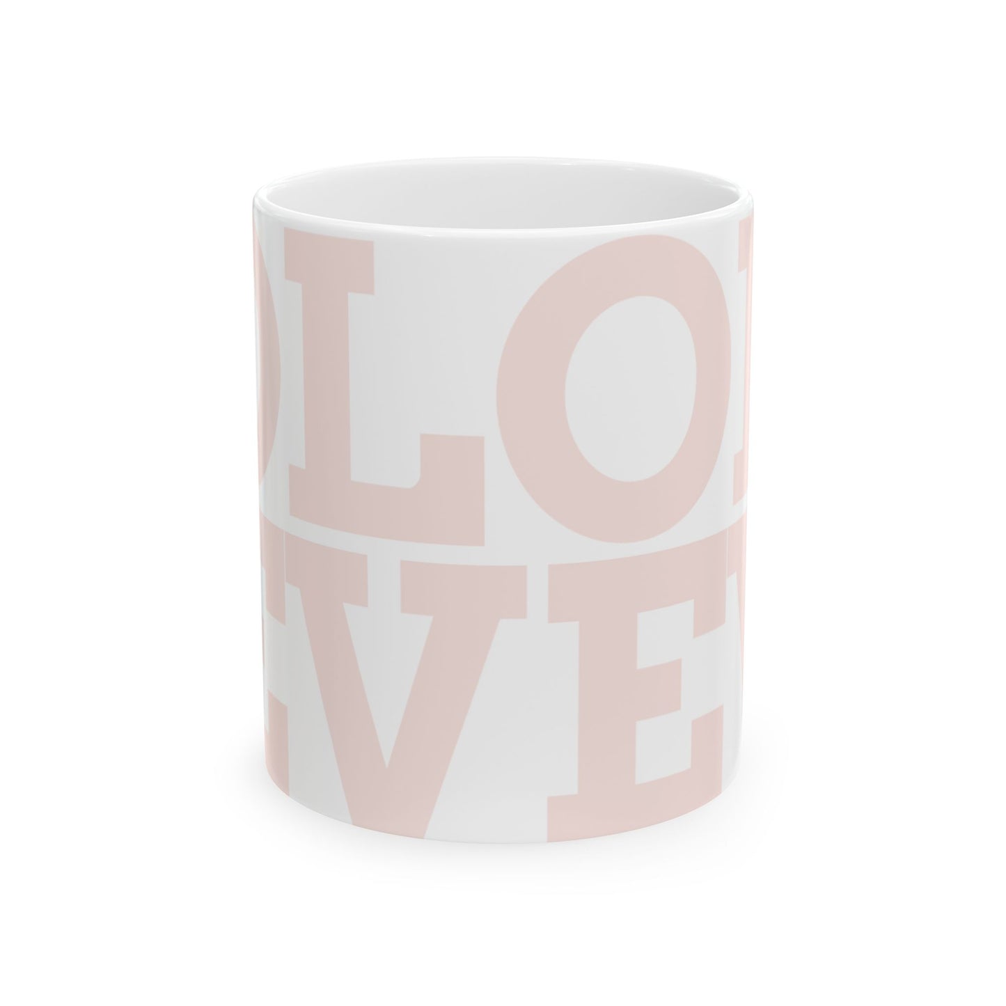 Love You More Ceramic Mug, Inspirational Coffee Cup, Cute Gift for Friends, Birthday Present, Home Office Decor