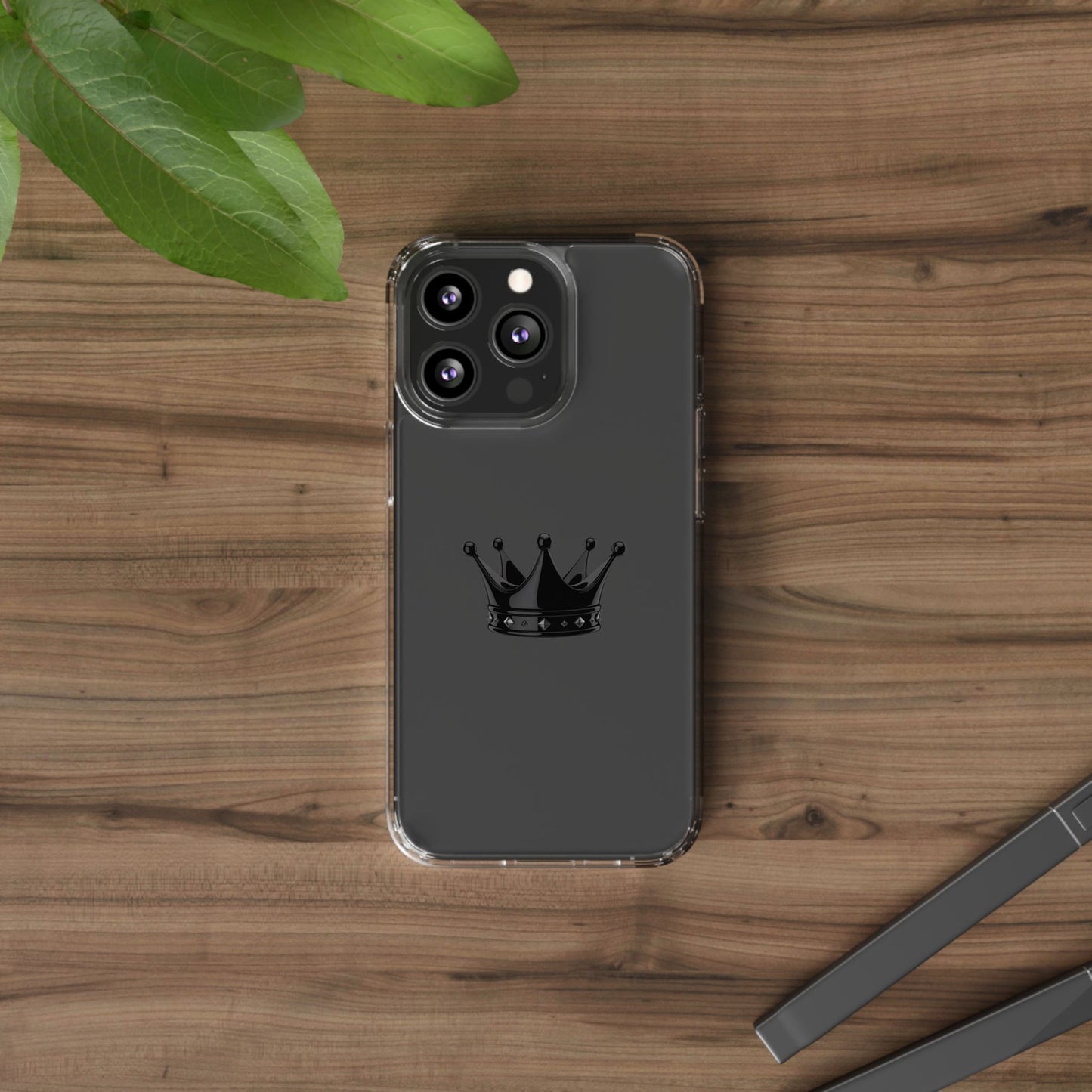 Crown Design Clear iPhone / Samsung Case