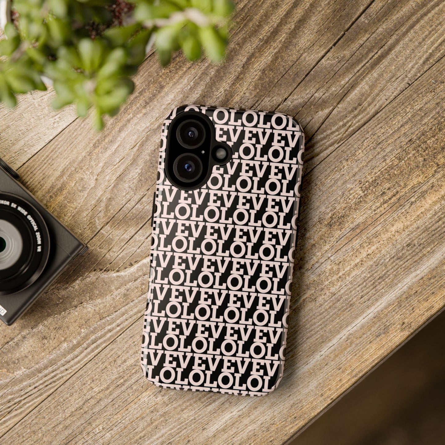 I Phone Case / Cover - Love Pattern Tough Case
