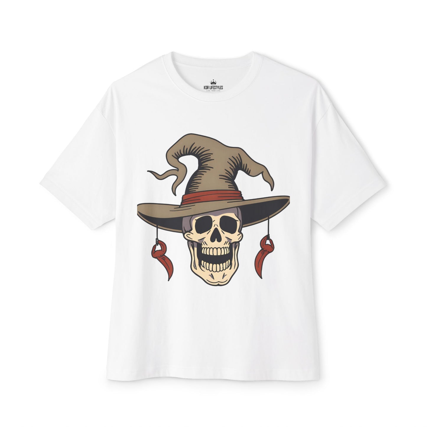 Halloween Skull Graphic Tee, Unisex Oversized T-Shirt for Halloween, Spooky Party Wear, Skeleton Halloween Shirt, Fun Casual Tee