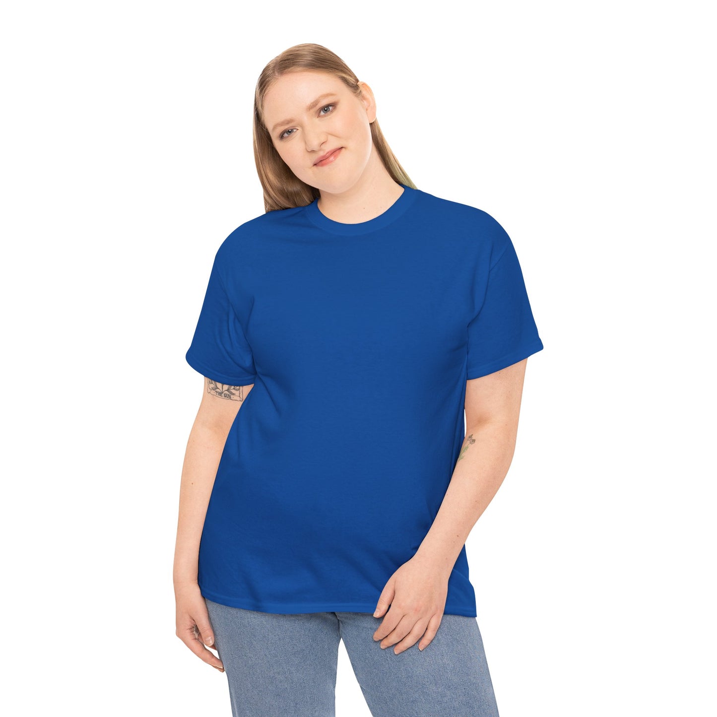 Unisex Heavy Cotton Tee - Comfortable Casual Wear for Every Occasion, Gift Idea, Everyday Essential, Fashion Statement, Relaxed Fit Tee